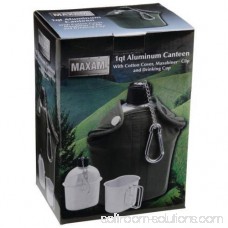 Maxam® 32oz Aluminum Canteen with Cover and Cup 566965806